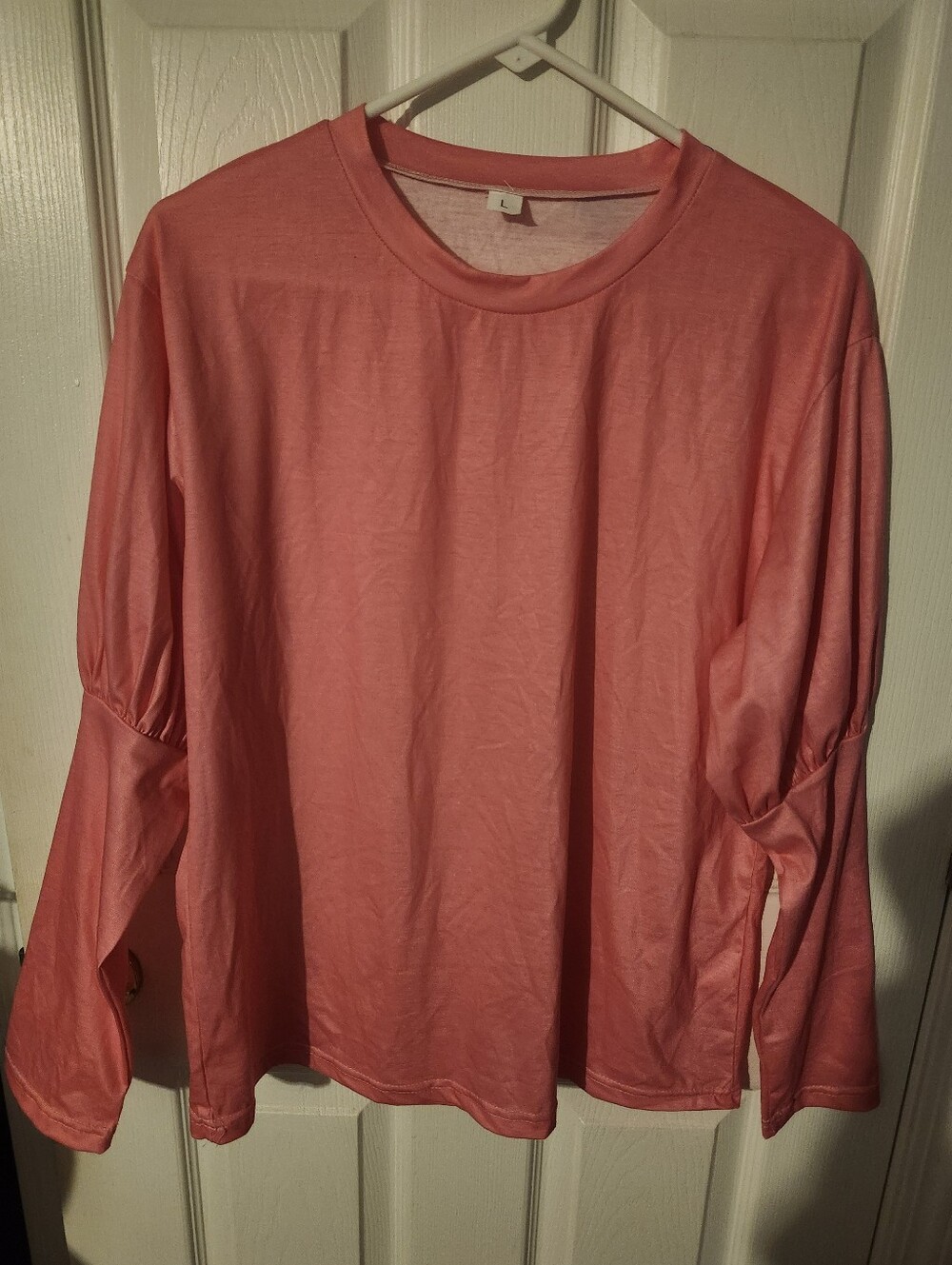 Women's Long Sleeve Pink Long Leg Pajamas